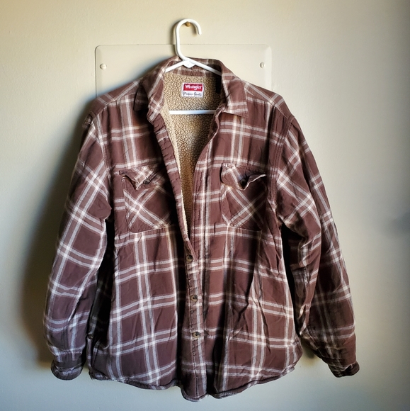 Wrangler Jackets & Blazers - Vintage Wrangler Flannel Shacket